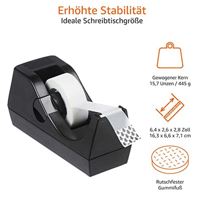 Amazon Basics Tape Dispenser, 3 Pack