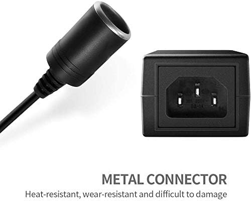 AC Adapter 100V - 240V to 12V/6A (72W) for Car Cigarette Lighter Socket Voltage Converter for Car Coolers, Air Pumps, and 12V Mini Fridges via Home Power Supply