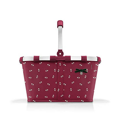 reisenthel carrybag Bavaria Ruby. Sturdy shopping basket with ample storage and convenient interior pocket. Elegant and water-repellent design.