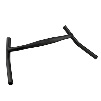SENQI PRO Aluminum Alloy Bicycle Handlebar Big Angle Bend Drop Handlebar for Gravel Bikes MTB 22.2 x 31.8 mm, 430 x 560 mm, 470 x 610 mm, 510 x 640 mm, Black (31.8 x 470 x 610 mm)