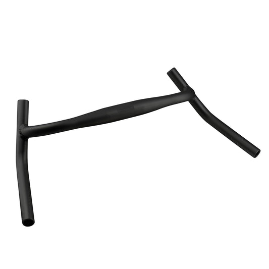 SENQI PRO Aluminum Alloy Bicycle Handlebar Big Angle Bend Drop Handlebar for Gravel Bikes MTB 22.2 x 31.8 mm, 430 x 560 mm, 470 x 610 mm, 510 x 640 mm, Black (31.8 x 470 x 610 mm)