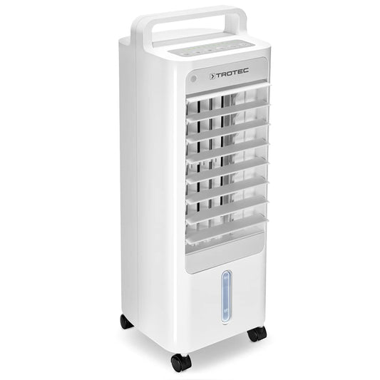 TROTEC Aircooler PAE 12 air cooler 3-in-1 portable air conditioner fan humidifier 3 fan speeds 3L tank evaporative cooling air filter Honeycomb technology