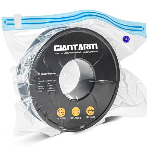 Giantarm Filament vacuum bags for 3D printers, double-seal moisture-resistant storage pouch, durable and reusable PA+PE vacuum-sealed bags (20 bags)(32.5 x 37.5cm)