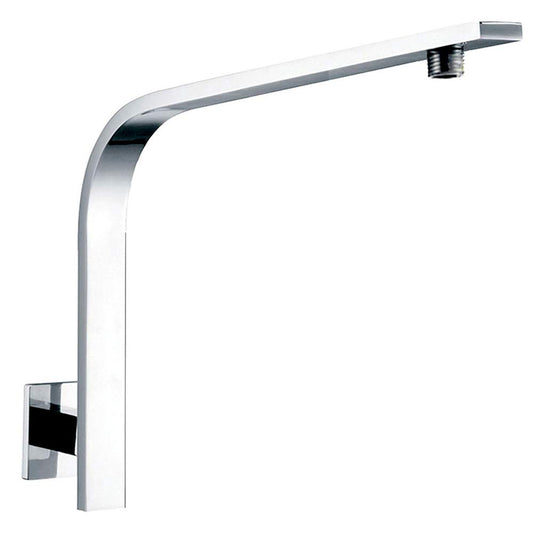 Ownace solid brass shower head holder, swan neck, square, wall mounted, chrome plated, for shower set.