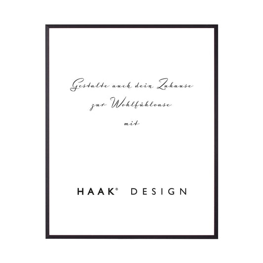 HaakDesign slim picture frame Alena Aluminum 80 x 120 cm Black (matte) Photo frame, gift idea
