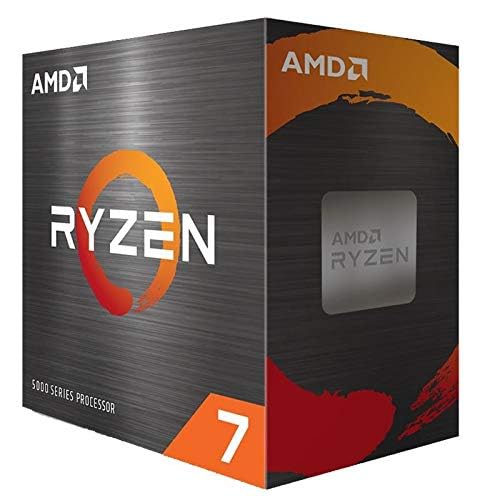 AMD Ryzen 7 5800X Processor with 8 Cores/16 threads, 105W TDP, AM4 socket, 36 MB Cache, up to 4.7Ghz max boost frequency, no cooler included.