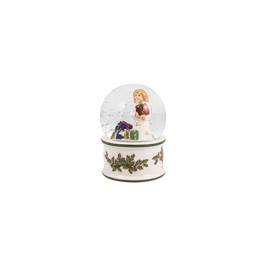 Villeroy & Boch Christmas Toys snow globe small, baby Jesus, white, 6.5x6.5x9cm 14-8327-6650 colorful