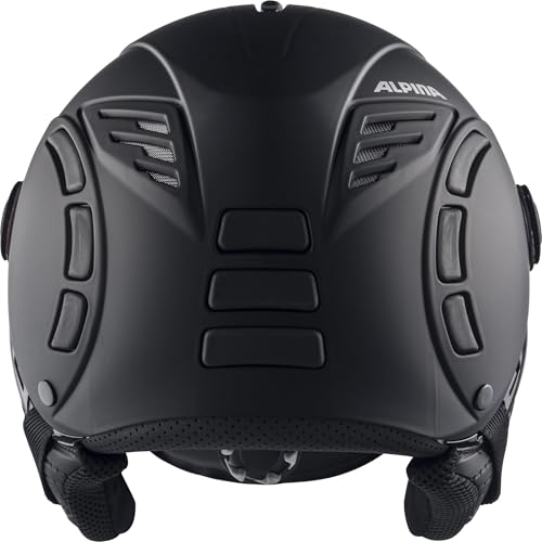Alpina A9209 ski helmet, black matte, 59-61 cm.