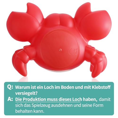 Holeless - Bath Toy for Babies 1 2 3 4 Years Old, Water Toy for Kids Bathtub Pool Swimming Pool Toys (Mold-Free 9 Pieces)