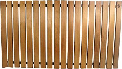 SudoreWell® 2 x Sauna Roll Grate Wooden Mat Floor Grate Red Cedar 90 x 50 x 1.5cm (V-C001)