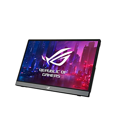 ASUS ROG Strix XG16AHP 15.6-inch Portable Gaming Monitor (FHD, 144Hz, IPS panel, NVIDIA G-SYNC compatible, USB Type-C, micro HDMI, 3ms)
