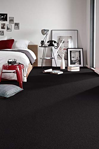Monochrome rug trendy for rooms, living rooms, bedrooms, carpet flooring, black, various sizes, 400x450 cm.