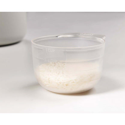 Joseph Joseph M-Cuisine - Microwave Rice and Grain Cooker Steamer, 2 Liters - Stone/Orange