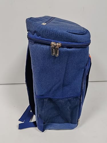 MCXKJ 28L Cooler Backpack Cooling Bag Picnic Bag Large Insulated Cooler Bag for Men Women for Beach/Picnic/Camping/Grill/BBQ/Hiking (Blue)