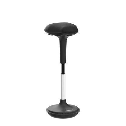The DESKSPACE Wobble Ergonomic Sit-Stand Stool [ORIGINAL] - Height-adjustable office stool & standing aid with rocking function, work stool to prevent back and neck pain.