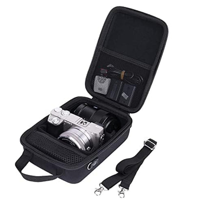 Aenllosi Hard Case Bag for Sony Alpha 6000 6300 6400 6500 6700 mirrorless camera, black (Case only)