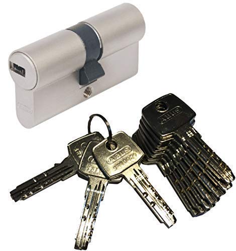 ABUS EC550 profile double cylinder length (a/b) 30/30mm (c=60mm) with 10 keys