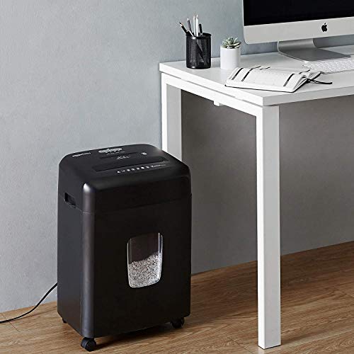 Amazon Basics 18-Sheet Cross-Cut Paper, CD, and Credit Card Shredder