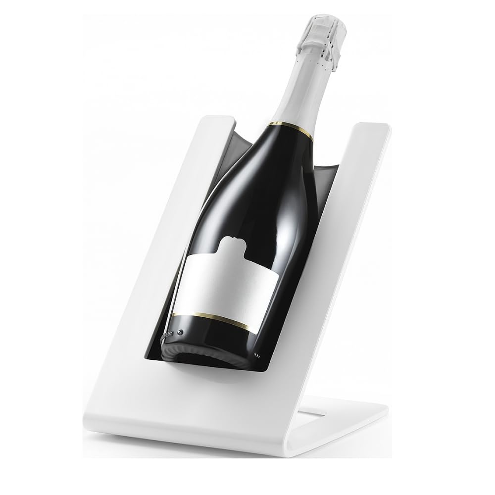 Cantina Arredo floor-standing wine cooler, white, with cooling element, fits one standard 75 cl wine bottle.