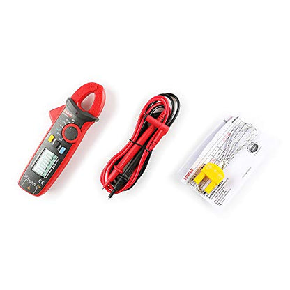 YIRU UNI-T UT210C 200A AC RMS Auto-Range Digital Clamp Meter with AC/DC voltage multimeter with ohm, capacitance, NCV, and temperature test (C/F).