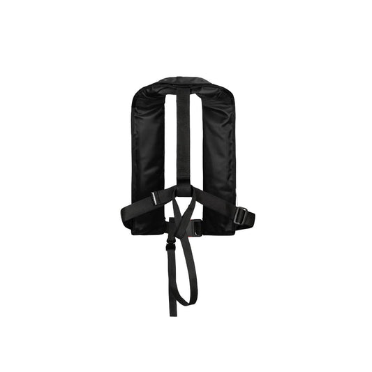 12skipper automatic life jacket 165N ISO with waistbelt, black.