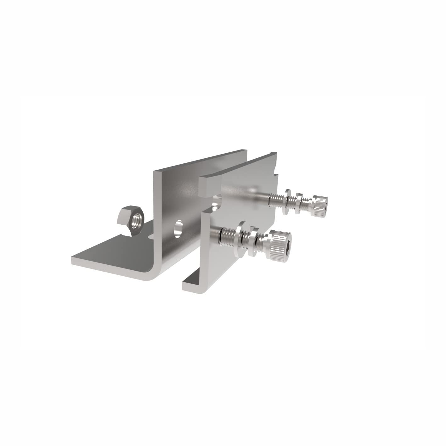 4PCS Roof Seam Clamp Standing Seam Roof Seam Clamp Mounting Solar Installation Stainless Steel