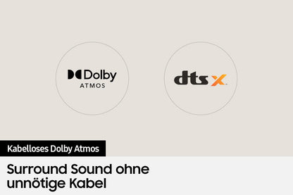 Samsung HW-Q710B 3.1.2-Channel Q-Soundbar (German model), wireless Dolby Atmos/DTS:X, Q-Symphony, SpaceFit Sound [2022]