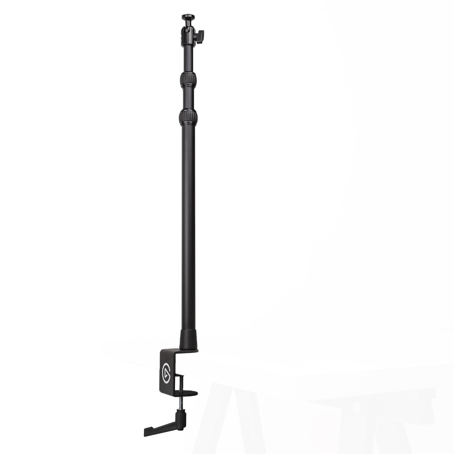 Elgato Master Mount L - Table Clamp with extendable rod up to 125 cm, ¼-inch thread, attach lighting, cameras, and microphones, ideal for streaming, video conferences, and studios.