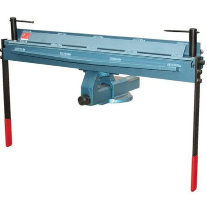 TBS-Aachen bending machine 630 mm for clamping in the vice, blue.