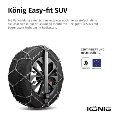 KING Easy-FIT SUV 230 - Snow chains