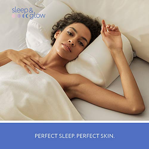 Sleep&Glow Anti-aging Pillow - promotes healthy back sleeping for better skin and post-facial surgery recovery.