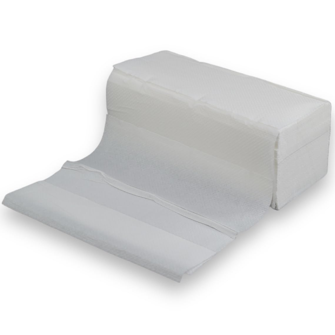 4000 sheets of premium white folded paper towels, 2-ply, 25 x 23 cm, ZZ-Fold