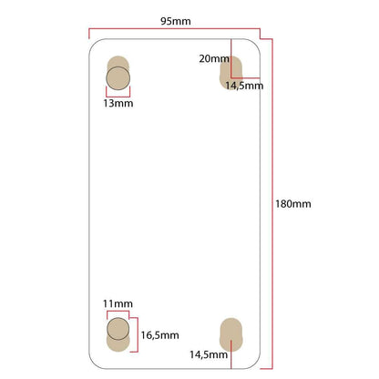 OcioDual wall-mounted chin-up bar for pull-ups, dips, back exercises, up to 200 kg, glossy black, gym, home gym, sturdy