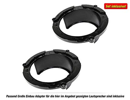 MEDIADOX Front/Rear 13cm/130mm 2-way Component Car Speakers/Set by Kenwood (KFC-E130P) compatible with KIA.