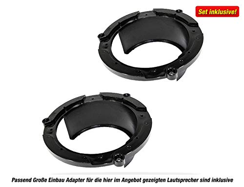 MEDIADOX Front/Rear 13cm/130mm 2-way Component Car Speakers/Set by Kenwood (KFC-E130P) compatible with KIA.