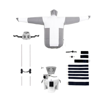 Ironing machine dries and irons shirts, blouses, and polos automatically. It refreshes and disinfects clothing and fabrics with 3 programs. 4-in-1 ironing machine with A++ rating and 5-year warranty. Model SA03 ECO INOX.