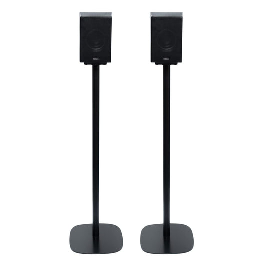 Vebos speaker stands for Samsung HW-Q995C/HW-Q990C - Pair of elegant speaker stands, mounts for wireless speakers for a stunning sound experience, black speaker stands.