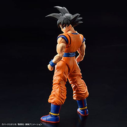 Dragon Ball - Figure Rise Standard Son Goku (New Spec Ver.) - Model kit, Orange/Sunset Chevron pattern.