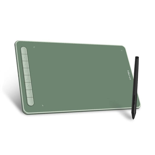 XP-PEN Deco L Graphics Tablet 10" x 6" Drawing Tablet with X3 Elite Stylus, 8192 Levels of Pressure Sensitivity, 8 Shortcut Keys, compatible with Windows/Mac/Android/Chrome OS/Linux (Green)