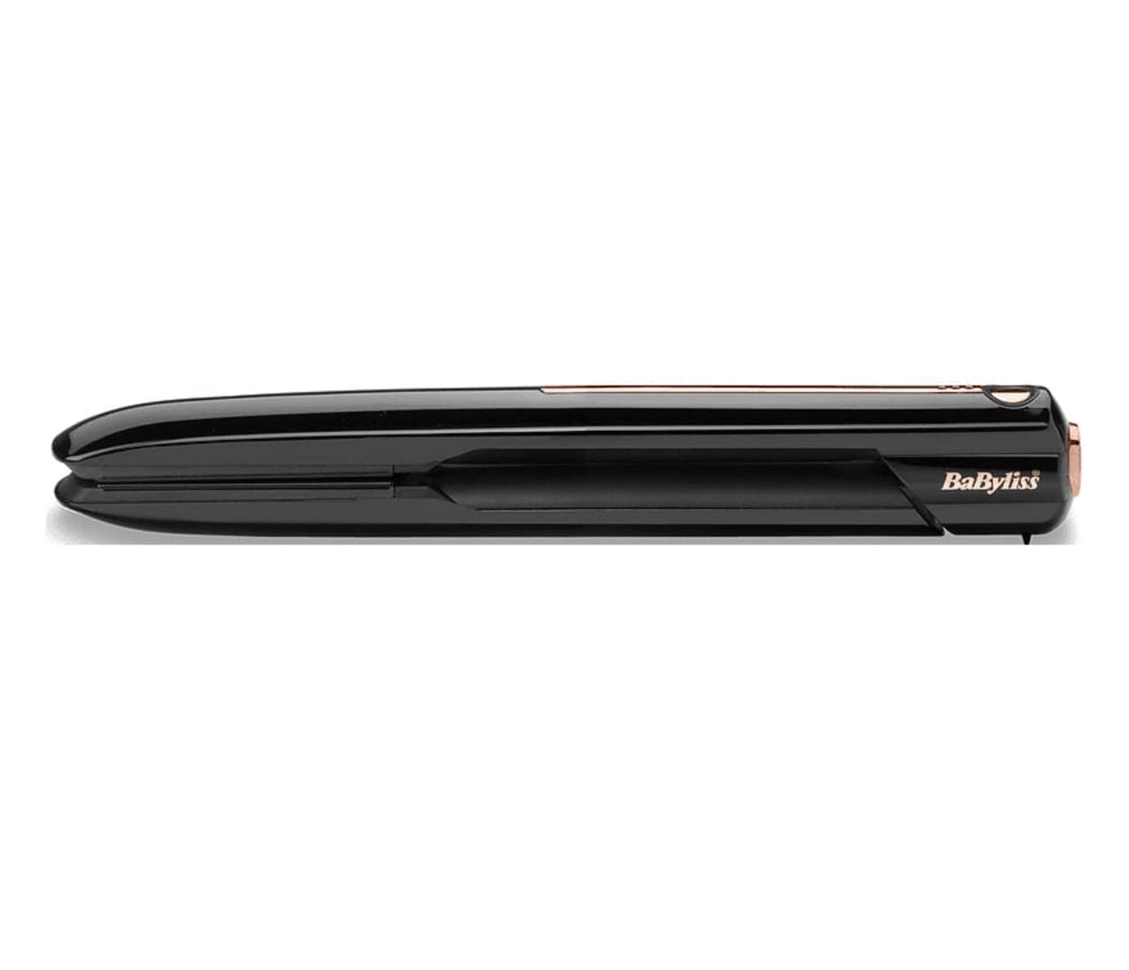 Babyliss 9000RU wireless hair straightener with ceramic plates for smoother hair. 15 sec fast heating, max 200°C for straightening, cordless and lightweight at 500g.