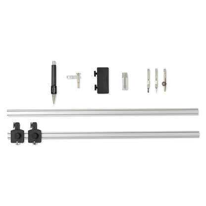 Aristo AH59000 Beam compass (for circles with diameters up to 1280 mm, including accessories)