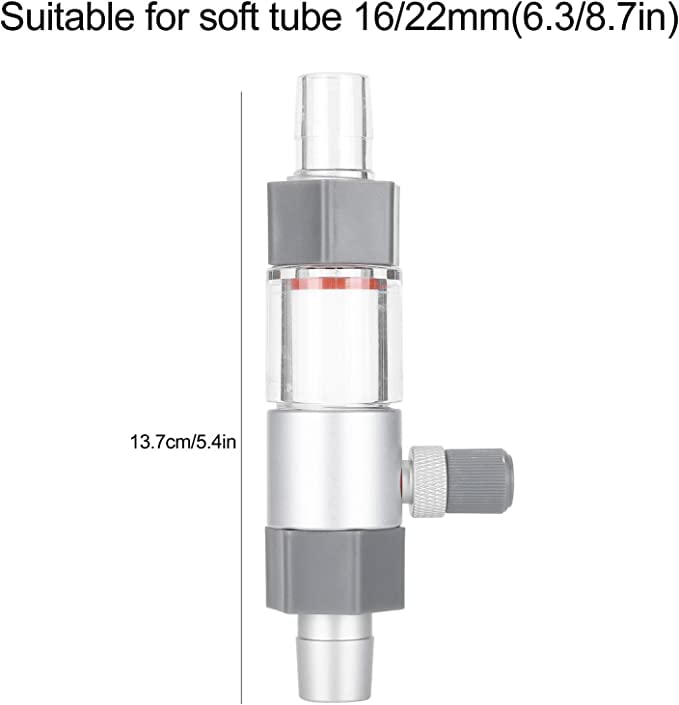 Aquarium CO2 diffuser, external CO2 diffuser container for aquarium with CO2 reactor diffuser aquarium accessory (M2 16/22 mm)