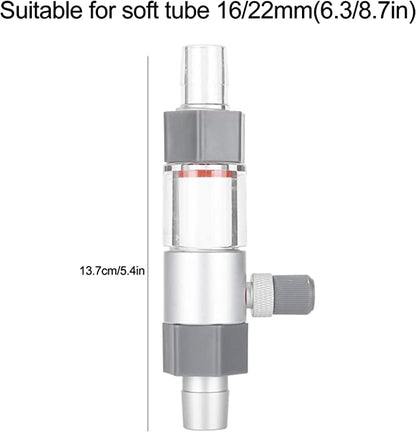 Aquarium CO2 diffuser, external CO2 diffuser container for aquarium with CO2 reactor diffuser aquarium accessory (M2 16/22 mm)