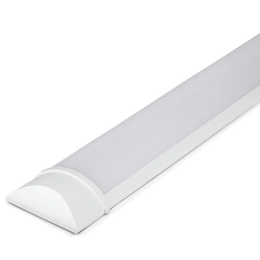 HOFTRONIC - 8 pack of LED light bars 60cm 20W LED tube lamp complete 6400K cool white 2400lm super bright 30000h light attic 600x74x25mm (LxWxH) basement lamp garage lighting - IP20