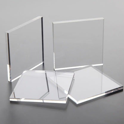 AtHaus Acrylic Glass PLEXIGLAS® 2-10 mm Cut to Size Disc Transparent Clear Material Thickness and Size Selectable Premium (5 mm, 700 x 300 mm)