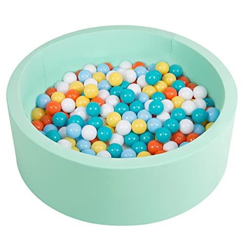 Selonis Ball Pit for Kids 90x30cm Ball Pool for Babies Includes 200 Balls