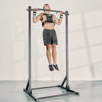 Eric Flag Weight Vest 20kg or 10kg - Adjustable Weighted Vest for CrossFit, Strength Training, Calisthenics, and Gym. Comfortable vest with removable metal weights, suitable for both men and women.