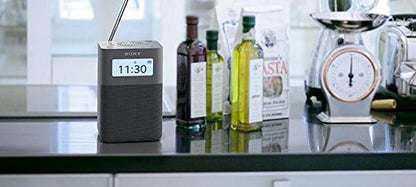 Sony XDR-V20D radio, DAB+, with stereo speakers, grey.