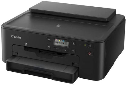 Canon PIXMA TS705a printer inkjet A4 (WLAN, LAN, 5 separate inks, automatic duplex printing, 2 paper trays, paper cassette 250 sheets, Apple AirPrint), black, standard