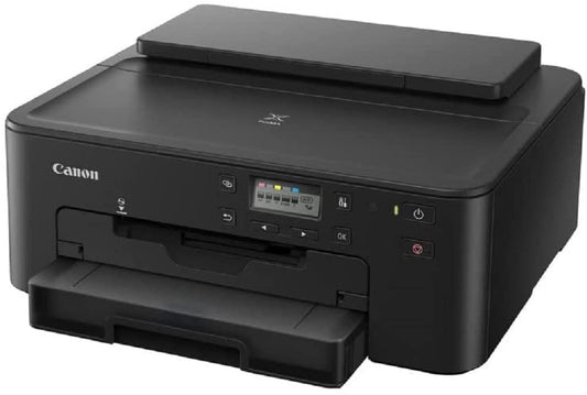 Canon PIXMA TS705a printer inkjet A4 (WLAN, LAN, 5 separate inks, automatic duplex printing, 2 paper trays, paper cassette 250 sheets, Apple AirPrint), black, standard